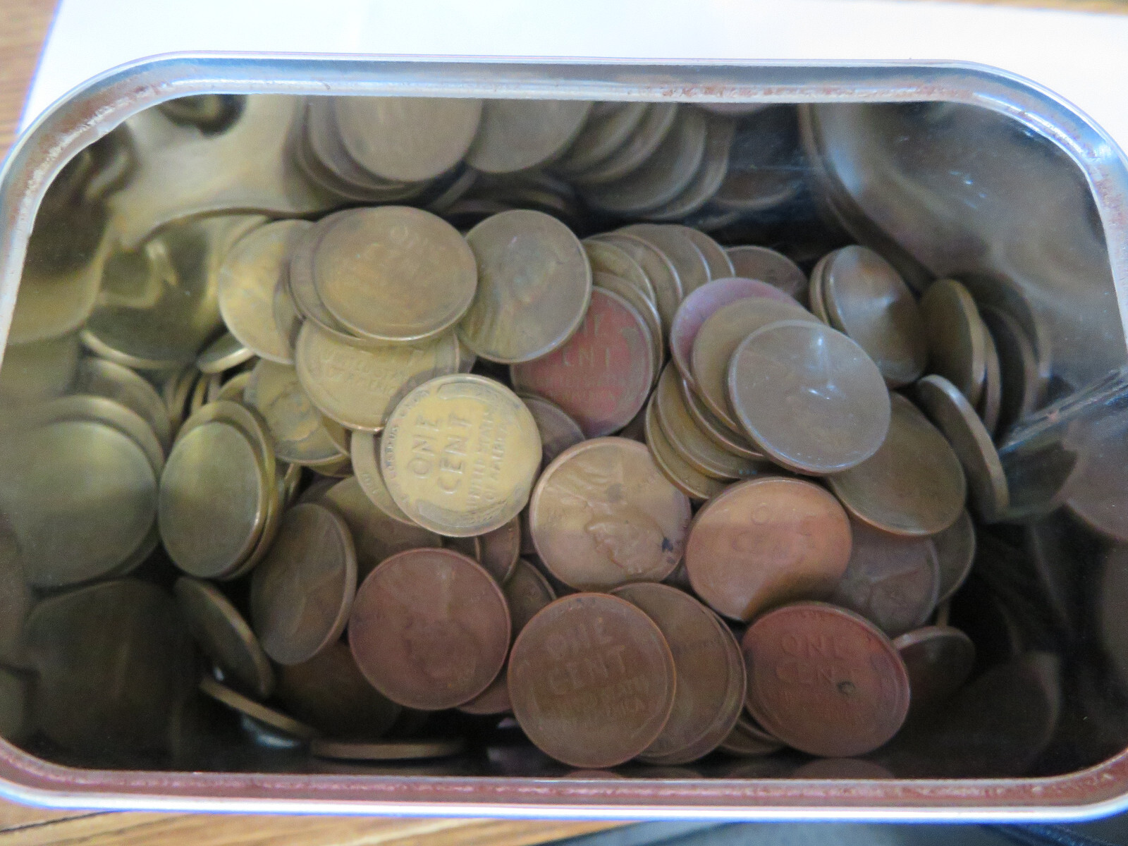 Assortment of wheat pennies from 1909 until discontinued. All Lincoln
