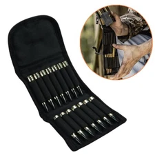 Tactical 14 Round Rifle Shell Holder Foldable Ammo Carrier MOLLE Pouch Cartridge