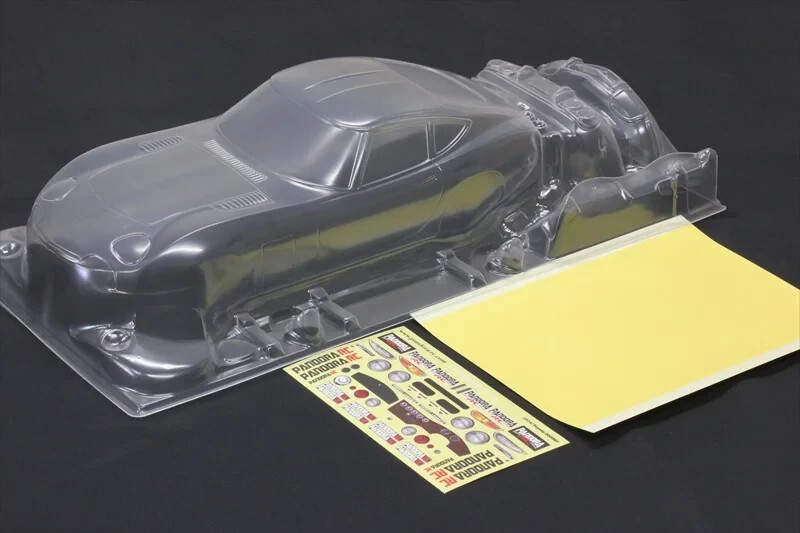 Pandora RC PAB-3204 Toyota 2000GT 1/10 CUSTOM clear body set decal