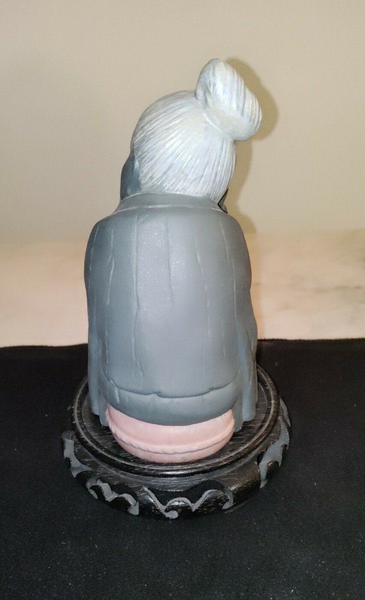 Vintage Lladro #12057 Jose Roig Sleeping Short Chinese Man Matte