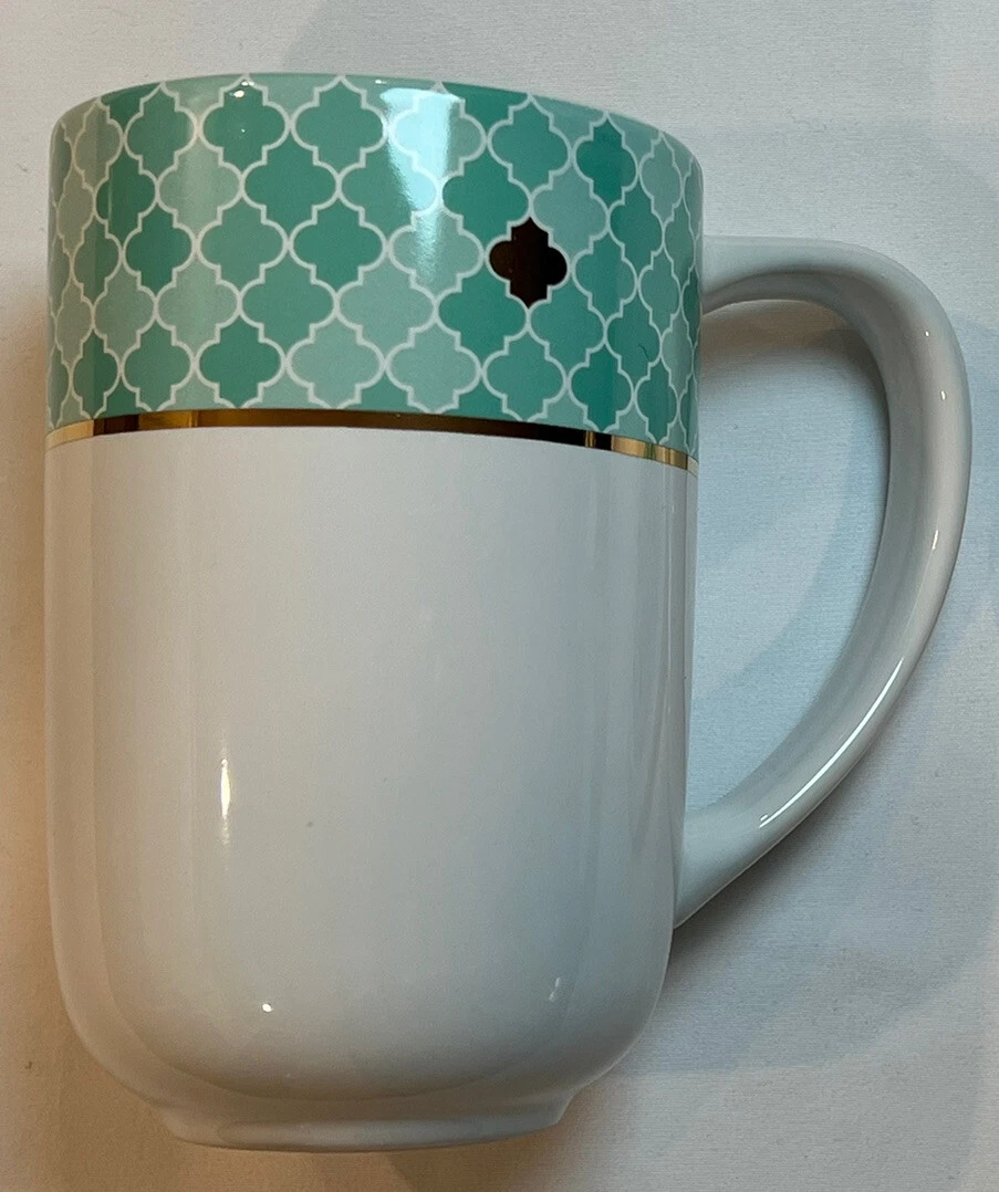 DAVIDsTEA The Nordic Tea Mug & Infuser - Moroccan Tile - RETIRED! - NEW-IN-BOX!