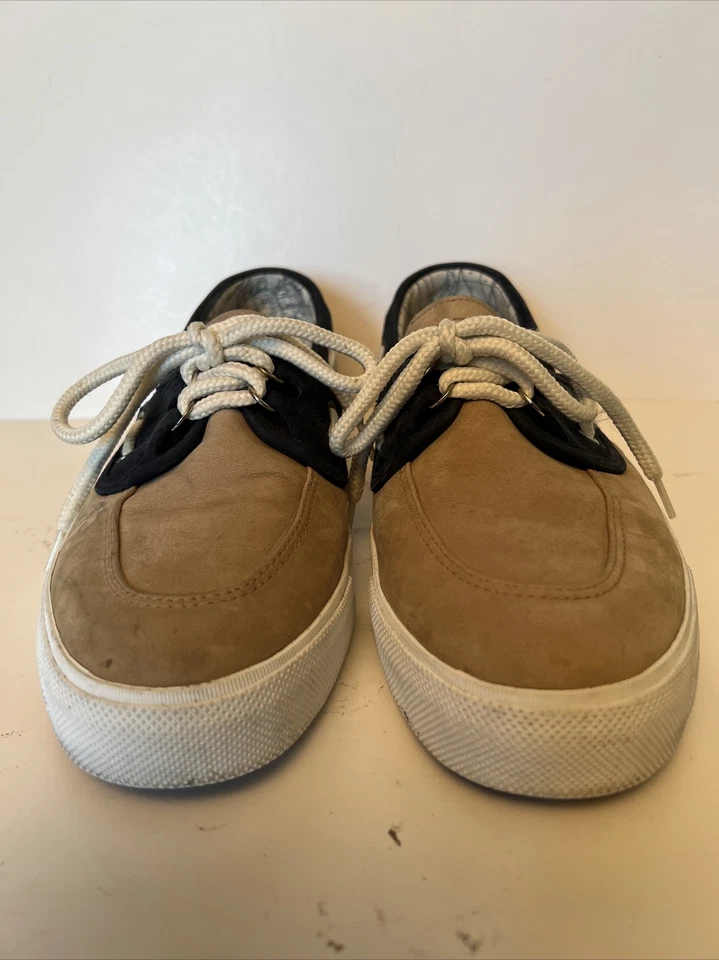 Zapatos de gamuza con cordones de cuero marrón claro Nautica Boater II para hombre talla 10 EE. UU. -44 UE Foto 2 de 4