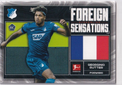 Topps Bundesliga 2021/22 Foreign Sensations FBS-GR Georginio Rutter Rookie Card