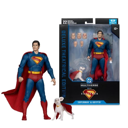 McFarlane DC Superman & Krypto Movie Deluxe Theatrical Edition 7" Figure PRESALE