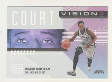 2018-19 Panini Status COURT VISION #1 DeMAR DeROZAN Chicago Bulls