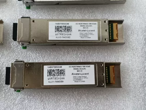 Alcate-Lucent 1AB375650046 XFP 10G 1550nm 80km DWDM Tunable OC192/STM64G.709/10G