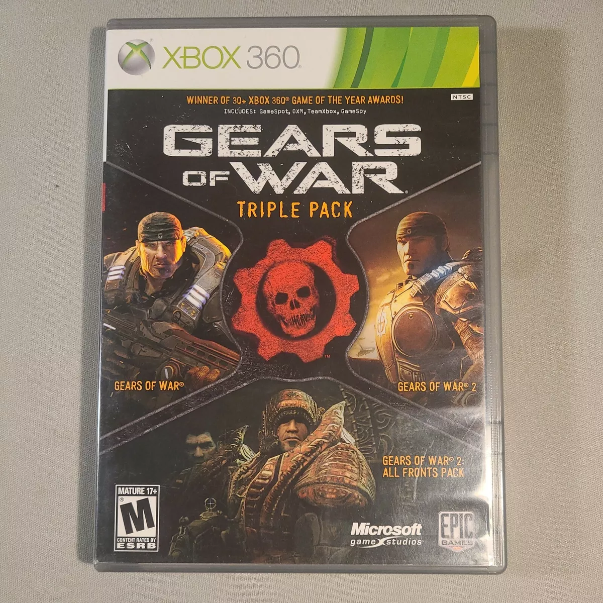  Gears of War Triple Pack - Xbox 360 (Bundle) : Video Games