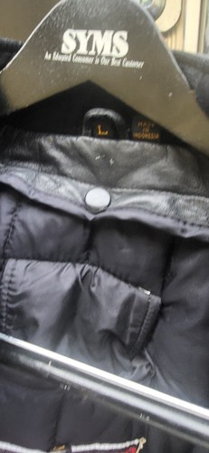 first gear tko heavy weight leather jacket mens large size vented thermoliner - Picture 4 of 10