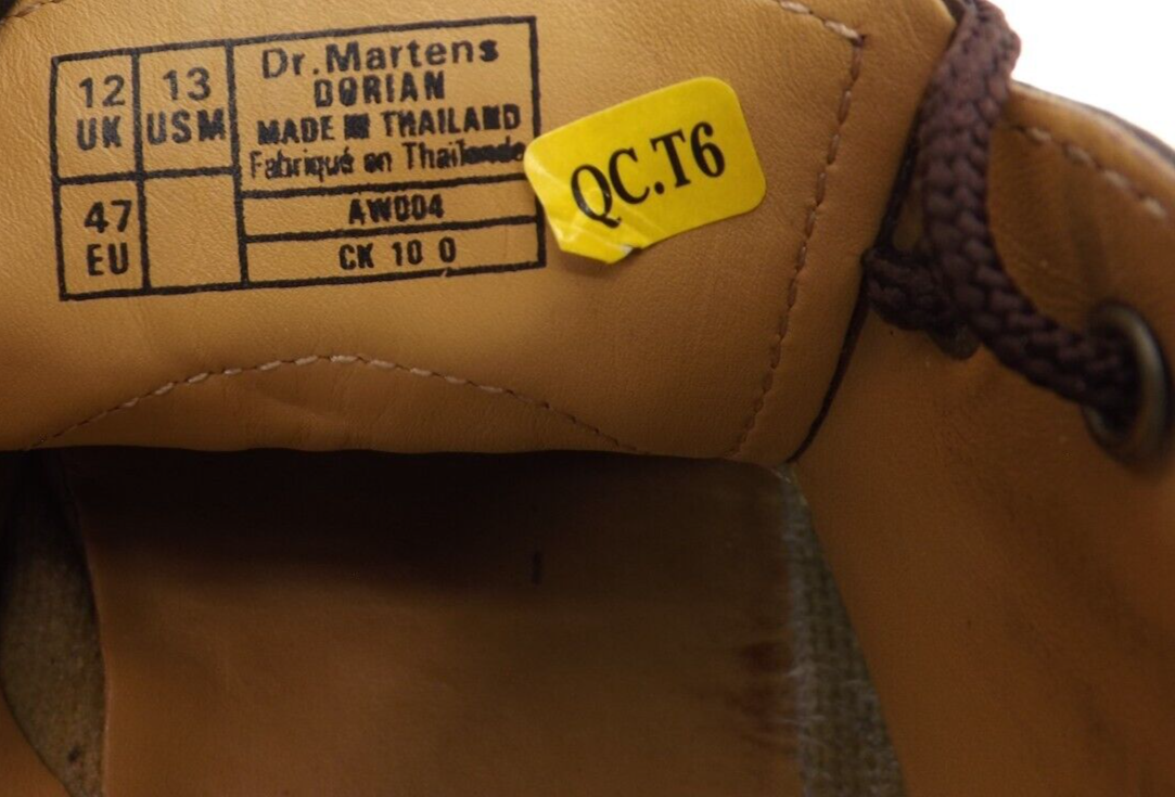 Dr. Martens DORIAN brown leather laced oxfords - Men display picture 3