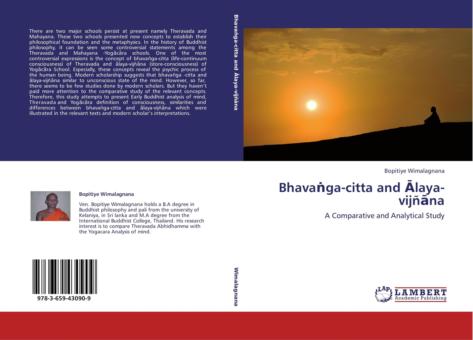 Bopitiye Wimalagnana | Bhava¿ga-citta And ¿laya-vijñ¿na | Taschenbuch