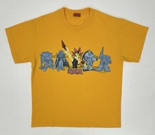 Vintage YU-GI-OH Yami Yugi King of Games 1996 T Shirt 90s Yellow 19.25x24.25 XS