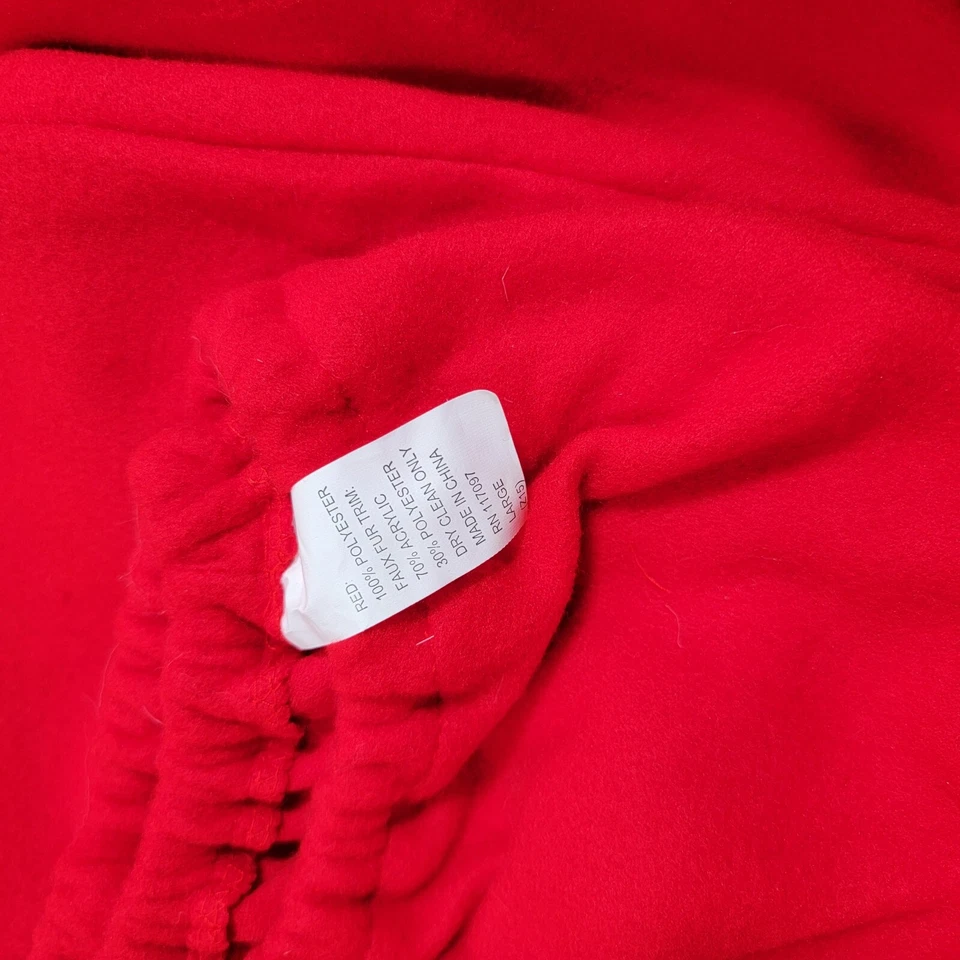 HALCO Plush Santa Suit Claus Costume Christmas Adult 42-48 Complete Never Worn - Image 4 of 4