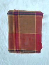 Vintage Handmade Thai Traditional Silk Sarong Wrap for Men Old Ripped off item