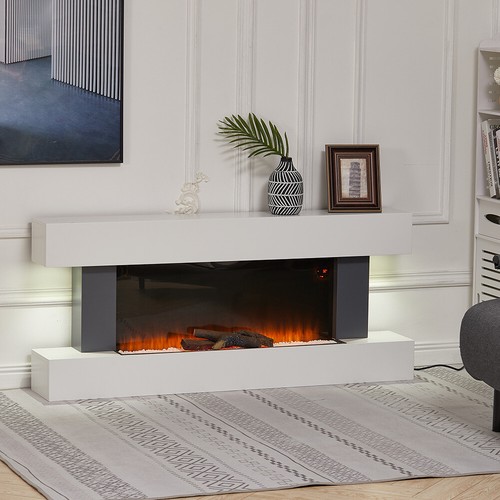 Electric Fire 40/50/60/70/80inch Inset Fire Wall Mounted LED Electric Fireplace - Picture 92 of 99