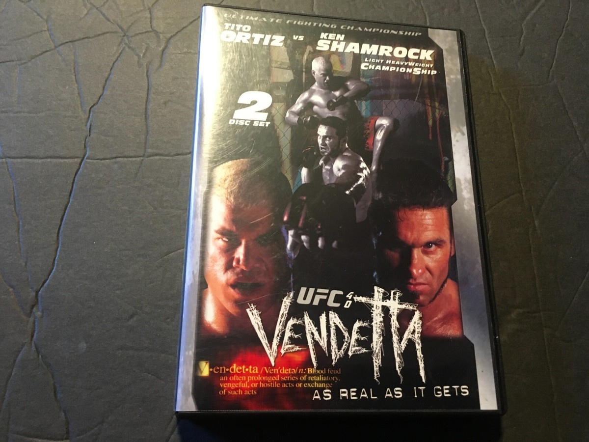 Ufc 40 Vendetta Tito Ortiz Vs Ken Shamrock 2 Disc Set | eBay