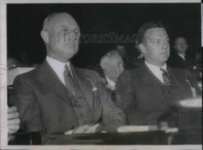 1935 Press Photo Mr. Swift and Mr. Hutchins, a state senate committee.