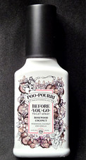 POO-POURRI ROSEWOOD COCONUT BEFORE YOU GO TOILET SPRAY NO ODOR 3.4 OZ 100 ML