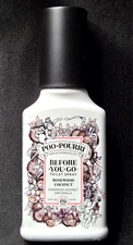 POO-POURRI ROSEWOOD COCONUT  BEFORE YOU GO TOILET SPRAY NO ODOR 3.4 OZ 100 ML