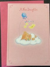 New Baby Girl Card Hallmark Greeting Card