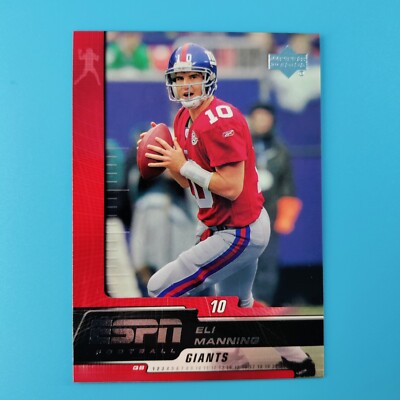 2005 Upper Deck Football Card#64 Eli Manning ESPN New York Giants