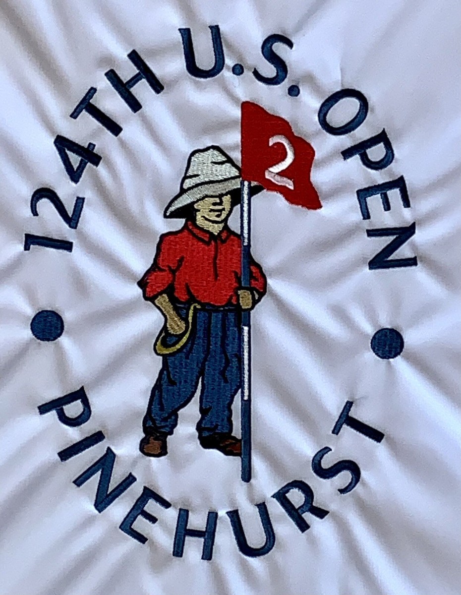 2024 US Open Flag Pinehurst golf embroidered Bryson Dechambeau