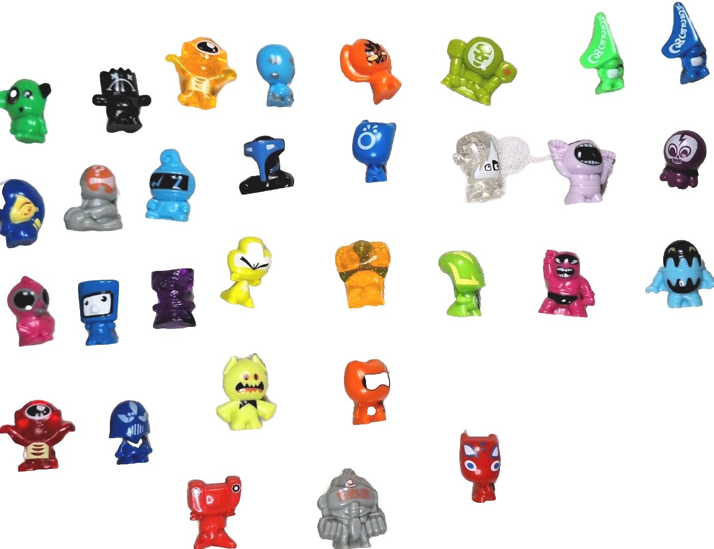 31 Magic Box Gogos Crazy Bones Lot Assorted Mini Figures Toys Game