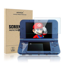 Nintendo 3DS XL Crystal PET Screen Protector HD Crystal Clear 9H 4 Pack New