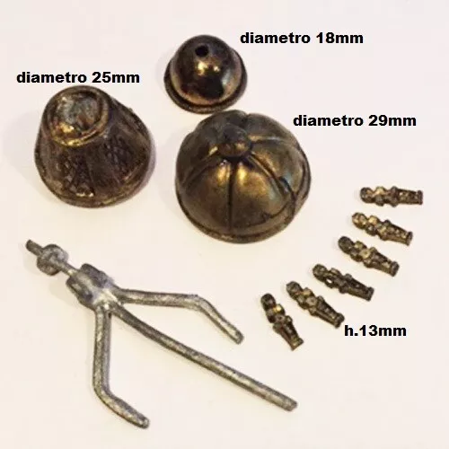 Accesorios Metal Para Modelismo Naval Estático EUROMODEL 55003 Medidas En Foto - Imagen 1 de 1