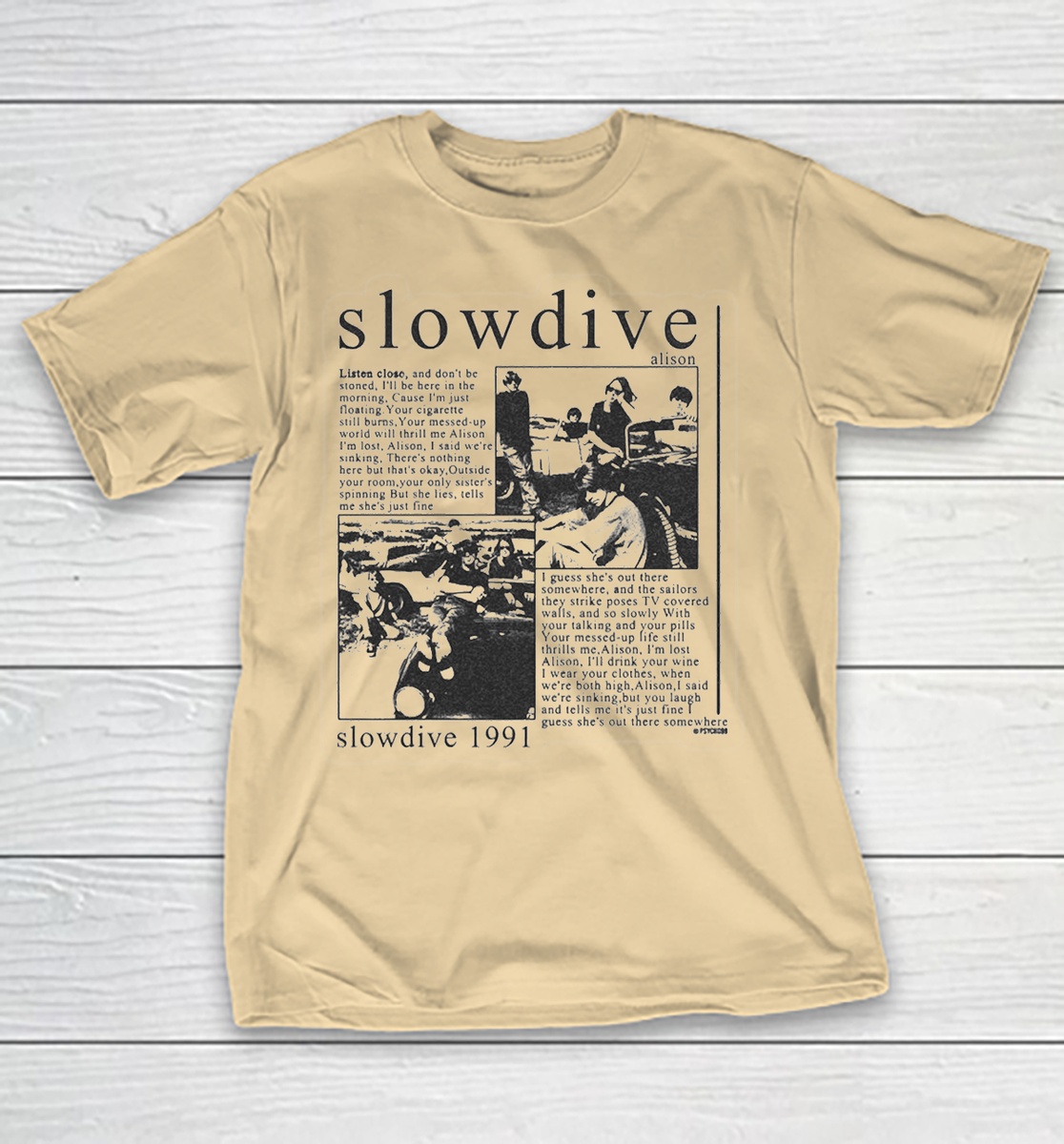 Slowdive スロウダイヴ　Ｔシャツ Rare Slowdive Souvlaki Band Poster Gift For Fan All Size S to 5XL