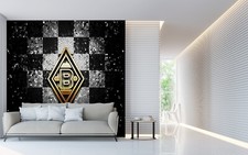 Vinyl Vlies FOTOTAPETE Fußball Wappen von Borussia Mönchengladbach - 12 motive