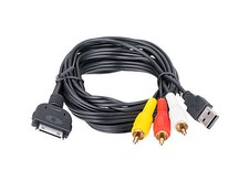 A4A For Pioneer CD-iU230V Interface Cable USB RCA Charge and Play Music