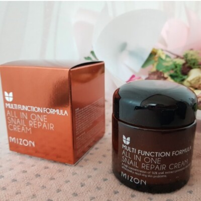 MIZON All In One Snail Repair Cream 75ml Feuchtigkeitscreme KOREA BEST SNAIL ...