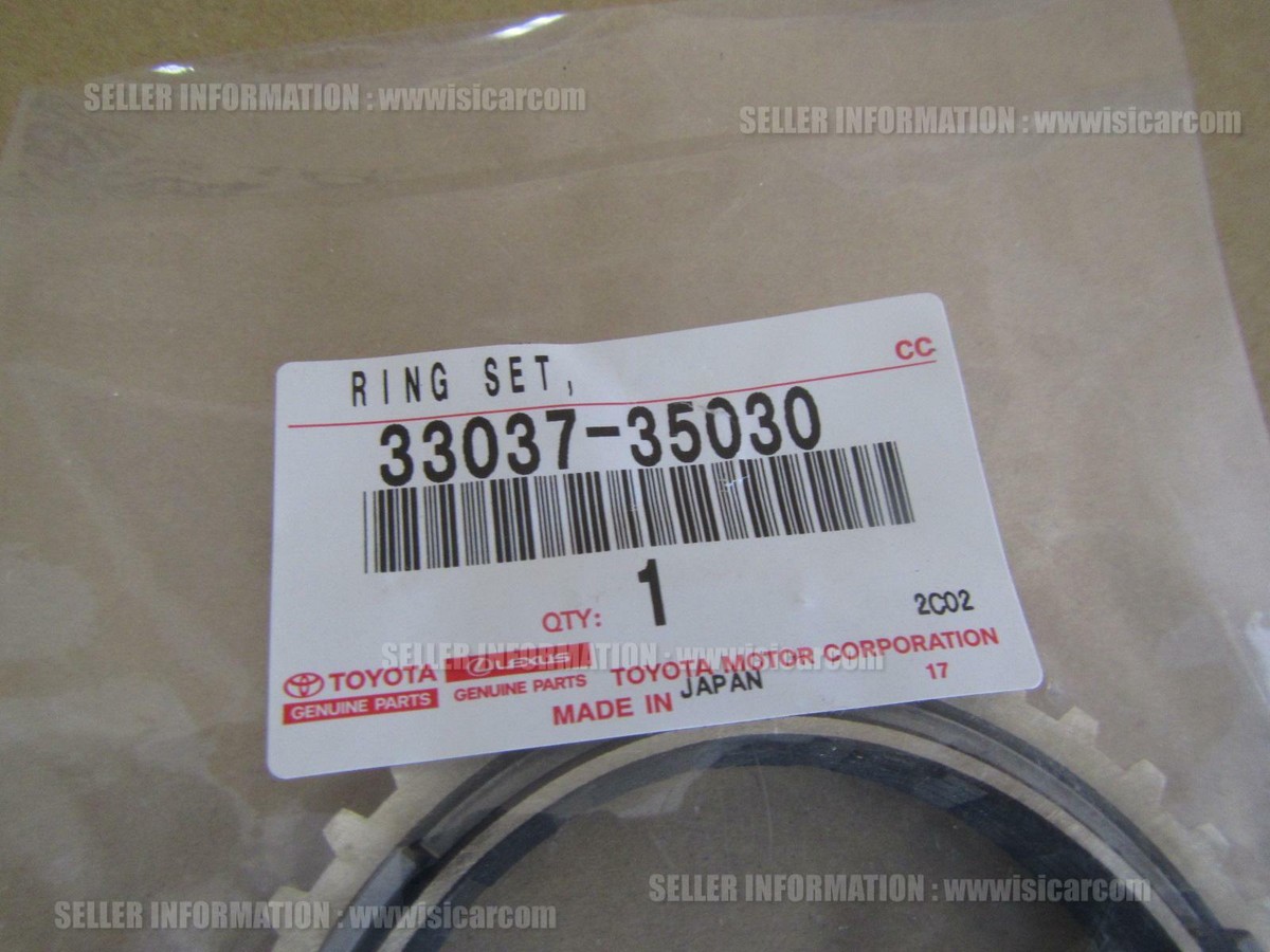 ① とわ　904545 TOYOTA CHASER TOURER V JZX100 RING SET SYNCHRONIZER NO.1 33037