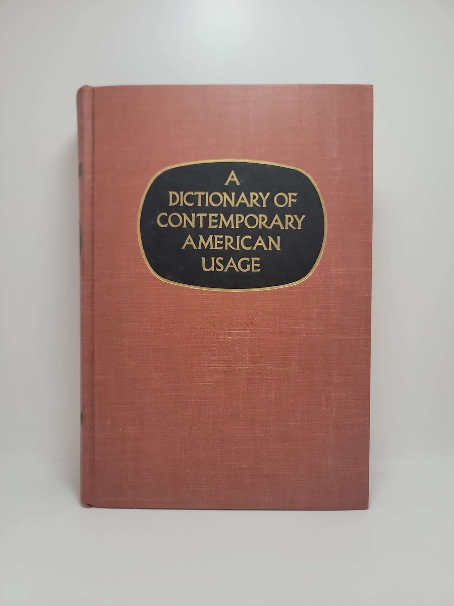 洋書 Dictionary  Contemporary American Usage A Dictionary of Contemporary American usage: EVANS, Bergen: Amazon