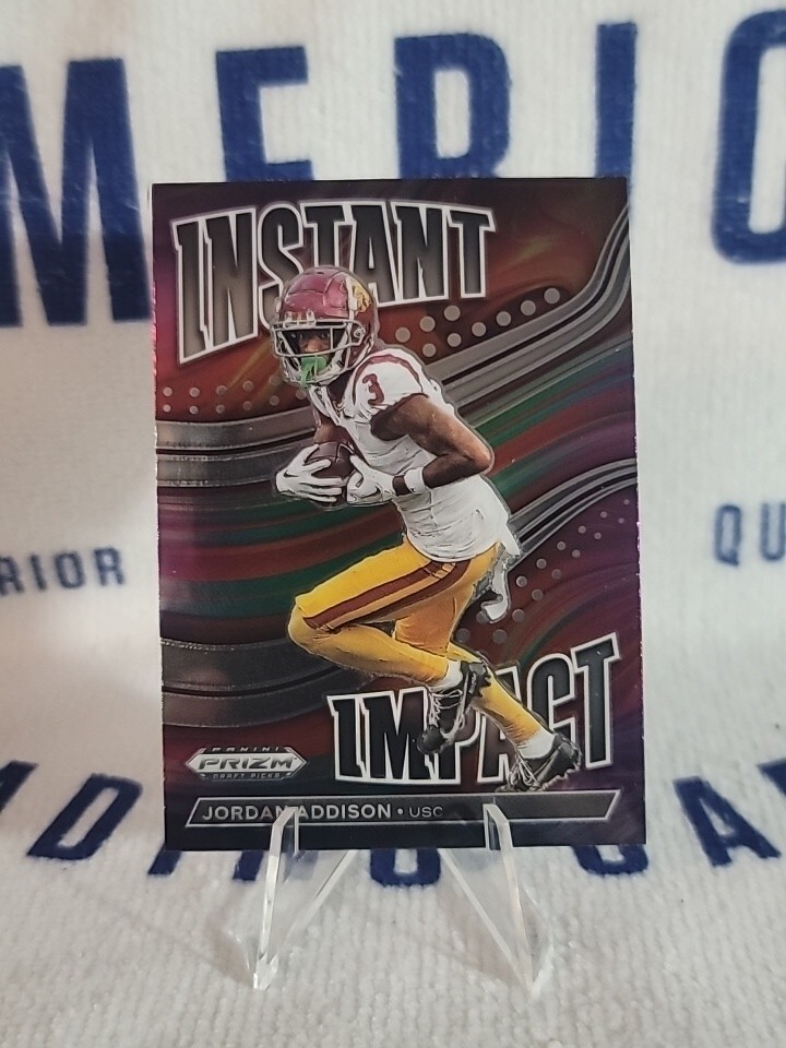 Jordan Addison Rookie Card INSTANT IMPACT 💥 Prizm 2023 RC 💥💥 Vikings