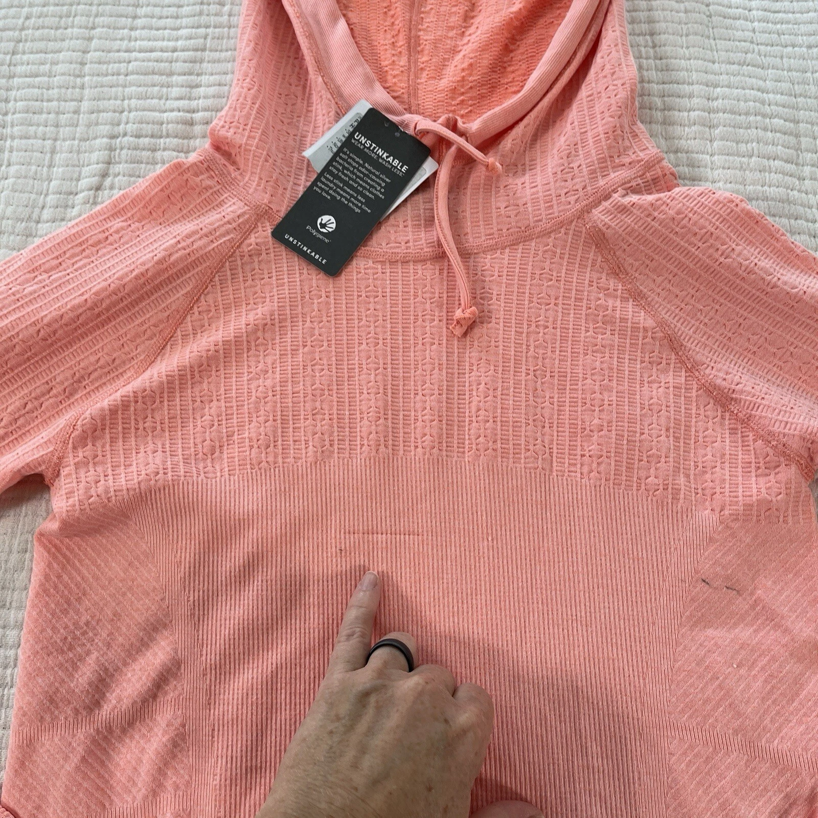 athleta power down primaloft pullover active hoodie