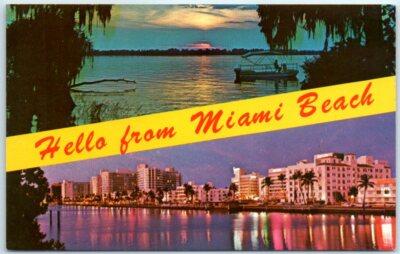 Postcard - Hello from Miami Beach, Florida