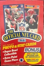 Football PRO SET NFL FAN KIT trading cards