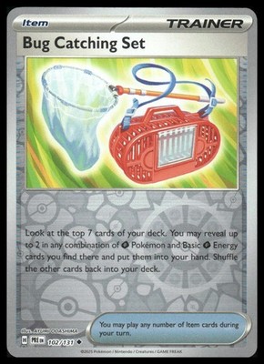 SV: Prismatic Evolutions #102/131 Bug Catching Set HOLO