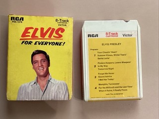 Elvis 8 Track With Sleeve / Elvis For Everyone / Direct From Memphis