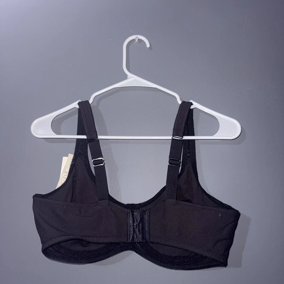 Sujetador con aros Bali cobertura completa negro talla 40C estilo 3850 nuevo con etiquetas Foto 4 de 4