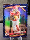 2025 Panini Prizm Football Black and Blue Checker Isiah Pacheco #126