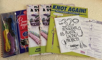 Plastic Lacing Braiding Lanyard Klutz Do It Yourself Books Crafts Projects