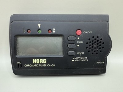 Korg Chromatic Tuner CA-30 Guitar Bass Multi Instrument - Tested And Works -