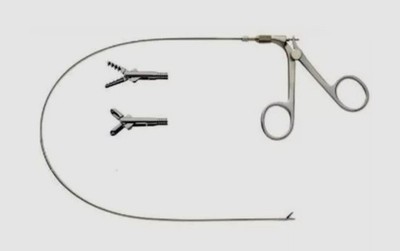 Cystoscopy Flexible Grasping Forceps or Biopsy Double Action Jaws 4 Fr x 60cm