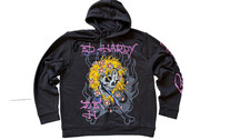 Ed Hardy Skull & Flowers Vintage Hoodie   XL ...