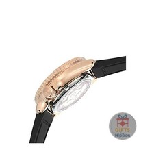 Seiko 5 Sports SRPD76K1 Men's Automatic Watch Rose Gold Steel Black Silicone 3