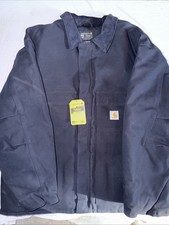 Carhartt Men s Firm Duck Insulated Traditional Coat Navy 3XL Will Sell Fast