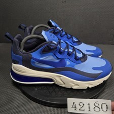 Nike Air Max 270 React Shoes Mens Size 8.5 Blue Running Sneakers CI3866-400