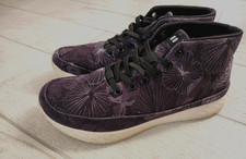 No Bull Black Oasis shoes black athletic training floral sneakers Unisex M7/W8.5